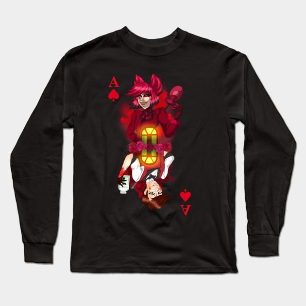 Ace Card UP Long Sleeve T-Shirt by McSueMe